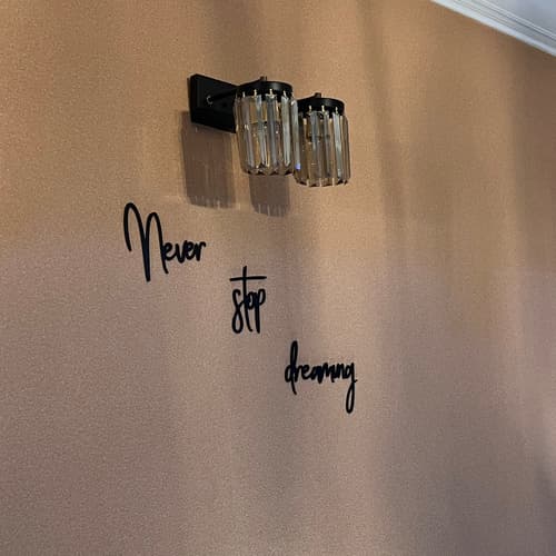 چراغ دیواری نورهام مدل نخل 2 شعله