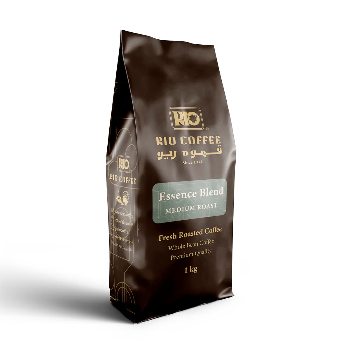 قهوه اسپرسو ایسنس بلند مدیوم 20% عربیکا – 1 کیلویی