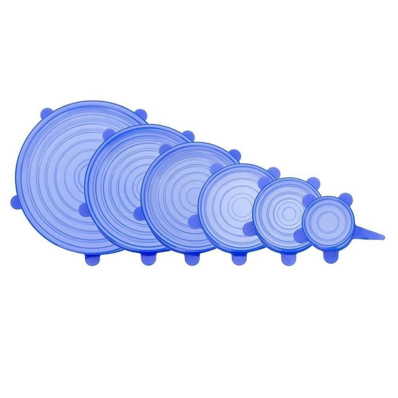 درپوش ظرف مدل سیلیکونی مجموعه 6 عددی مدل SUPER STRETCH