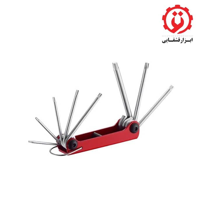 سری آچار ستاره ای چاقویی 8 عددی فورس مدل 5083TF