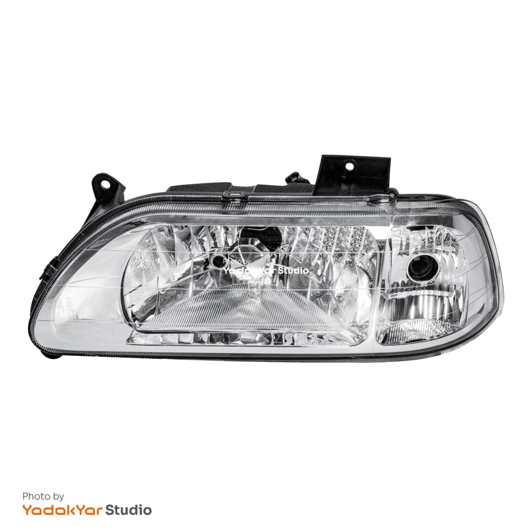 چراغ جلو چپ پراید وانت با موتور جمع ساز