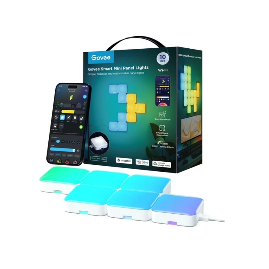 پنل روشنایی هوشمند گووی مدل Mini Panel Lights H8069