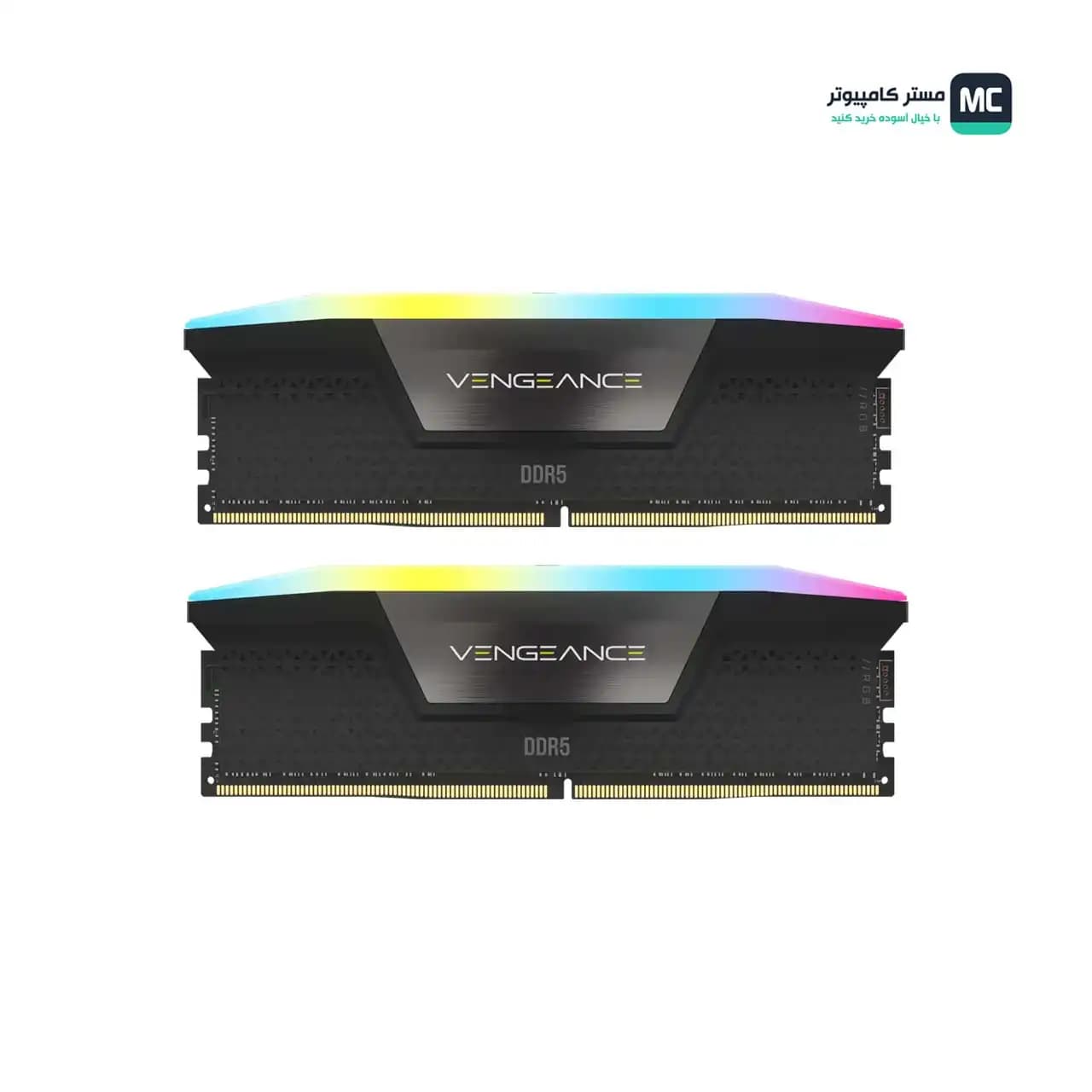 رم کورسیر VENGEANCE RGB 32GB 16GBx2 5200MHz CL40 WH
