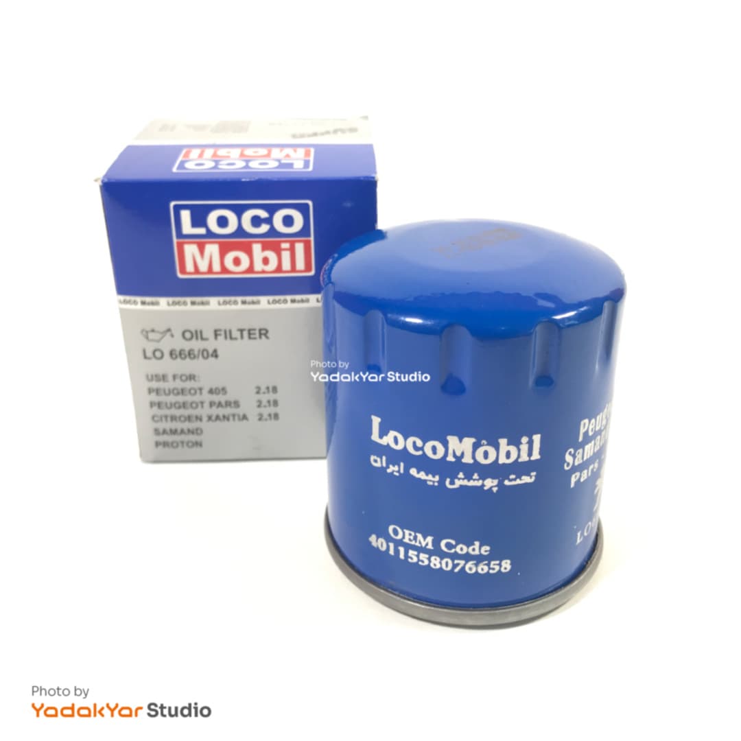 فیلتر روغن سمند لوکوموبیل