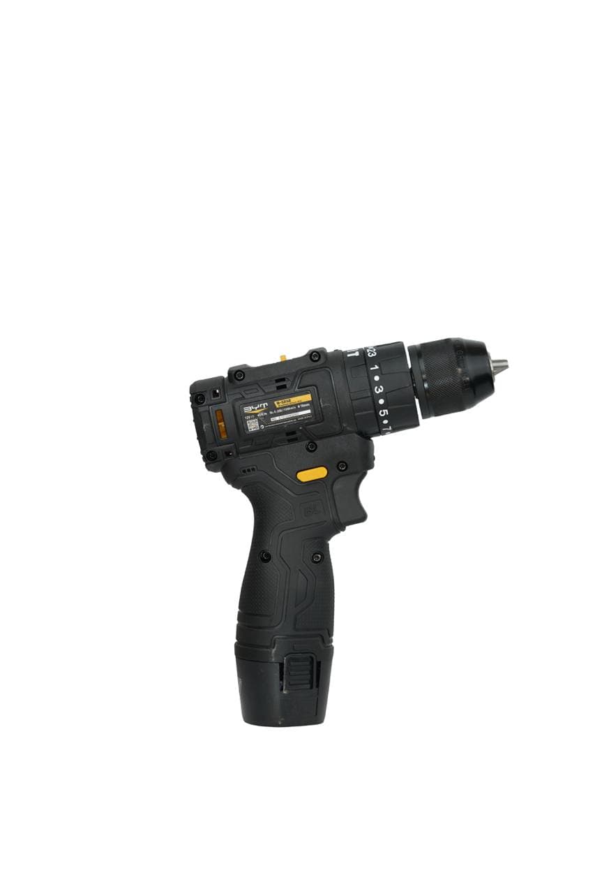 دریل شارژی 12 ولت براشلس دو باتری مدل 8-1212 برند BYT