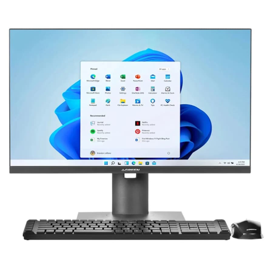 کامپیوتر همه کاره (All In One) 23.8 اینچ گرین مدل GT624-I38S i3-12100/8GBDDR4/512GBSSD/UHD Graphics 730