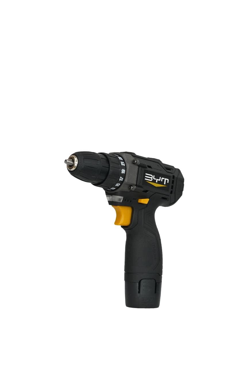 دریل شارژی 12 ولت تک باتری مدل 1212 با جعبه BMC برند BYT