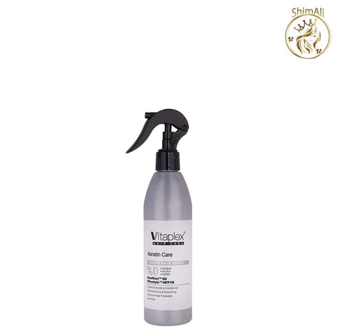 اسپری نرم کننده موهای کراتین شده ویتاپلکس مدل Keratin Care حجم 300ml
