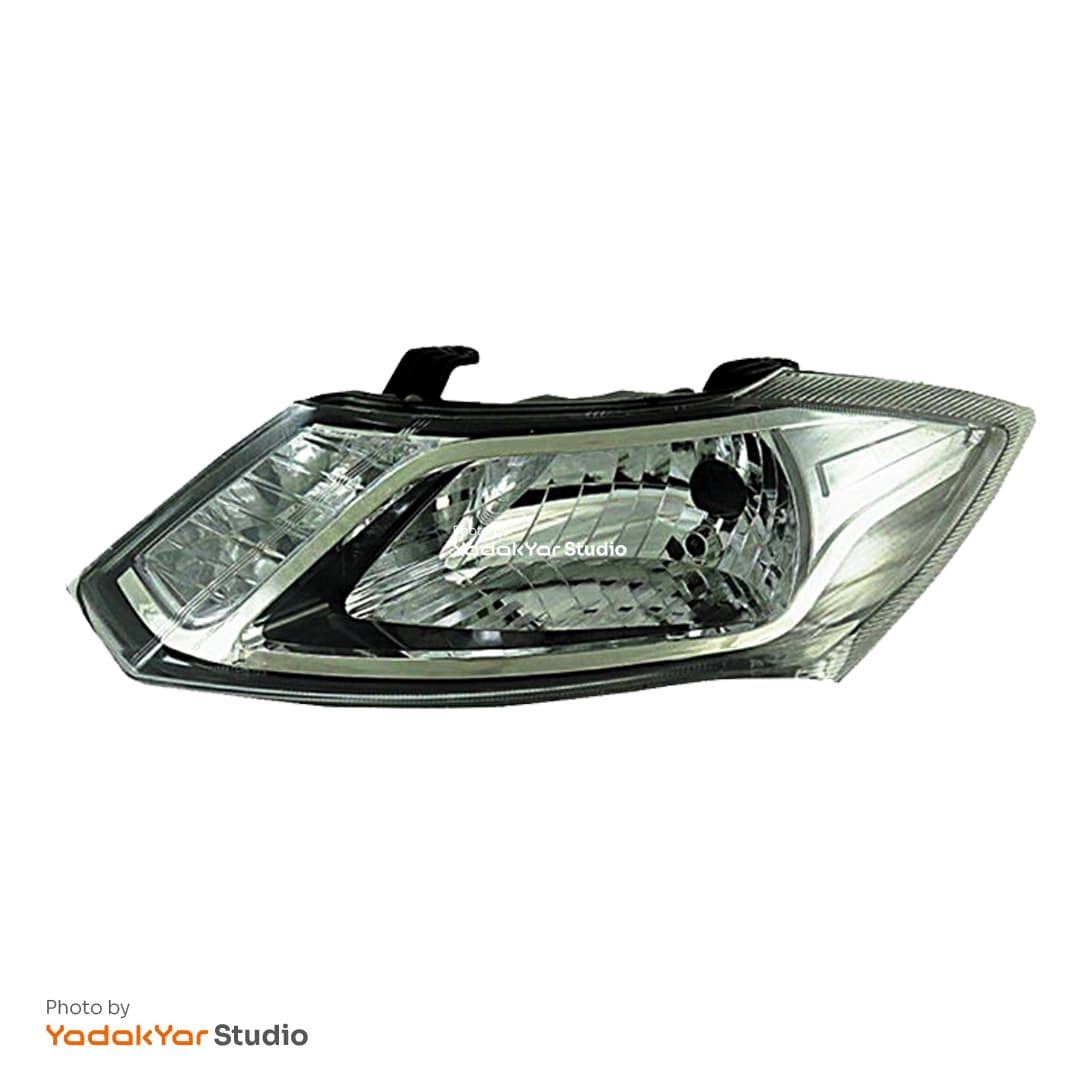 چراغ ساینا جلو چپ با موتور سراج نور توس