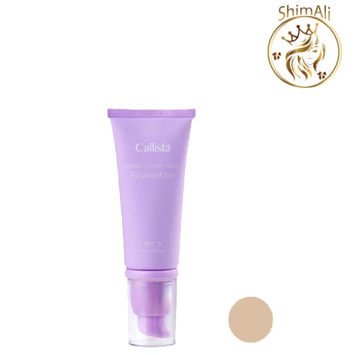 کرم پودر فلوئیدی پرفکت کاور کالیستا شماره F02 حجم 40 میلی لیتر