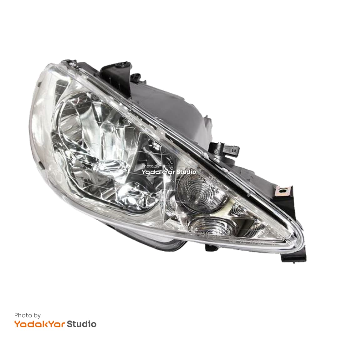 چراغ پژو 206 جلو راست سراج نور توس