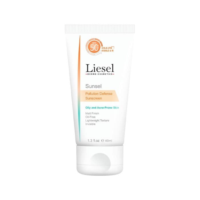کرم ضد آفتاب بی رنگ سانسل مناسب پوست چرب و مستعد آکنه Liesel SPF50