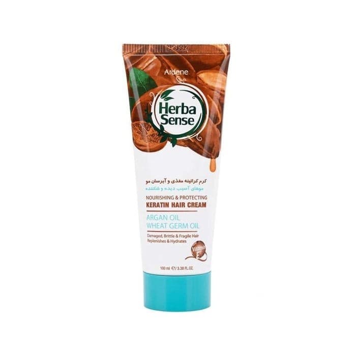 کرم کراتینه مغذی و آبرسان مو آرگان و جوانه گندم Ardene Herba Sense