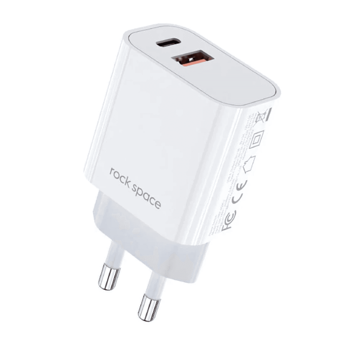 شارژر دیواری راک اسپیس مدل T43 توان 20 وات