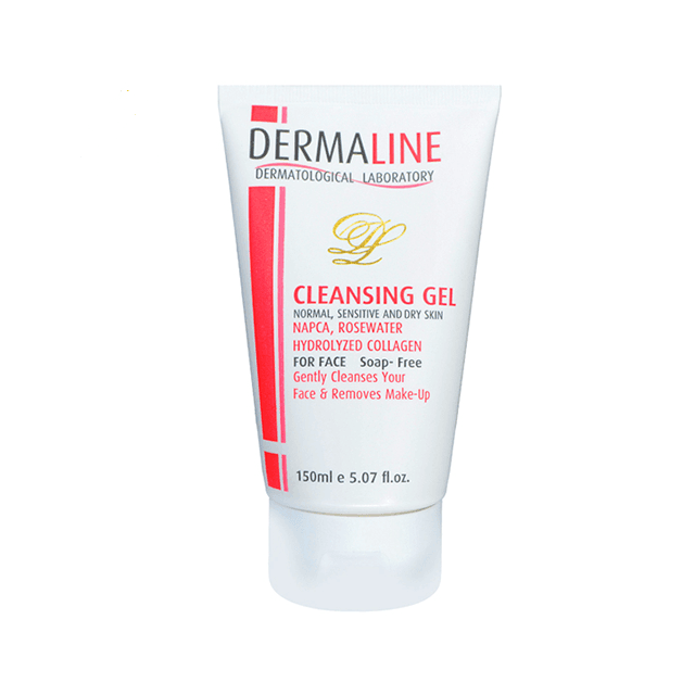 ژل شوینده صورت مناسب پوست خشک و حساس DERMALINE