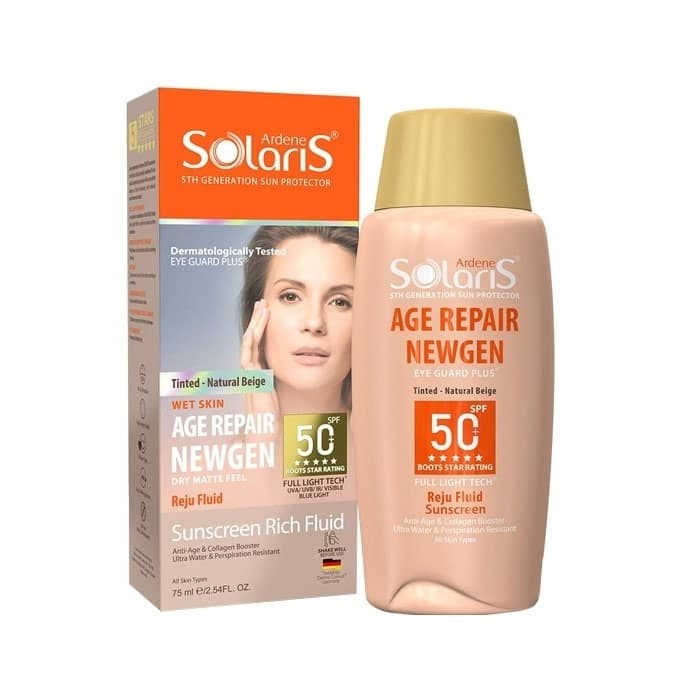 فلوئید ضد آفتاب ایج ریپیر نیوژن SPF50 سولاریس آردن