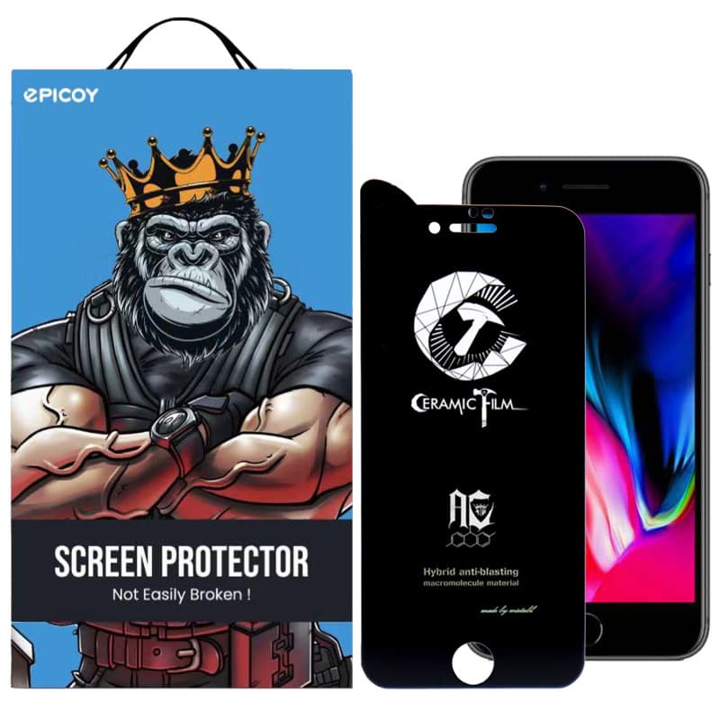 گلس گوشی اپل iPhone 8 Plus / 7 Plus اپیکوی مات مدل CR7-M