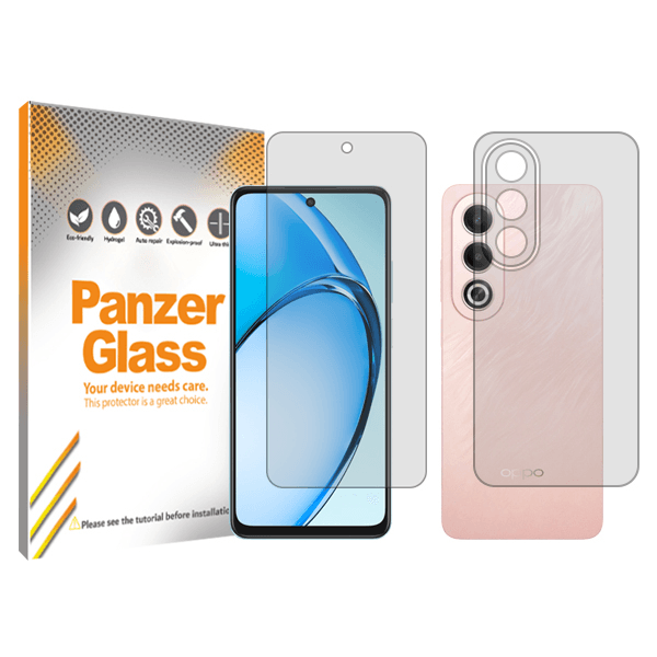 گلس گوشی شفاف اوپو A3x China پنزر گلس مدل Resistant به همراه محافظ پشت گوشی