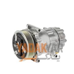 کمپرسور کولر سه پیچ پژو 207 دنده ای ایساکو