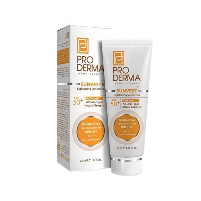 ضد آفتاب و روشن کننده لک های پوستی PRODERMA SPF50