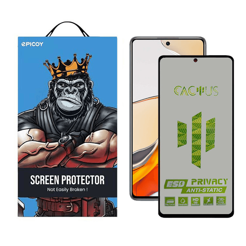 محافظ صفحه نمایش حریم شخصی اِپیکوی مدل Cactus-ESD-Privacy مناسب برای گوشی موبایل شیائومی Mi 12T Pro - Mi 12T - Mi 11T Pro - Mi 11T