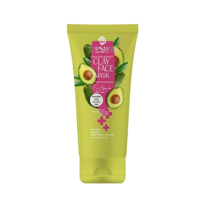 ماسک صورت خاک رس و آووکادو مناسب پوست دارای چروک Top Shop