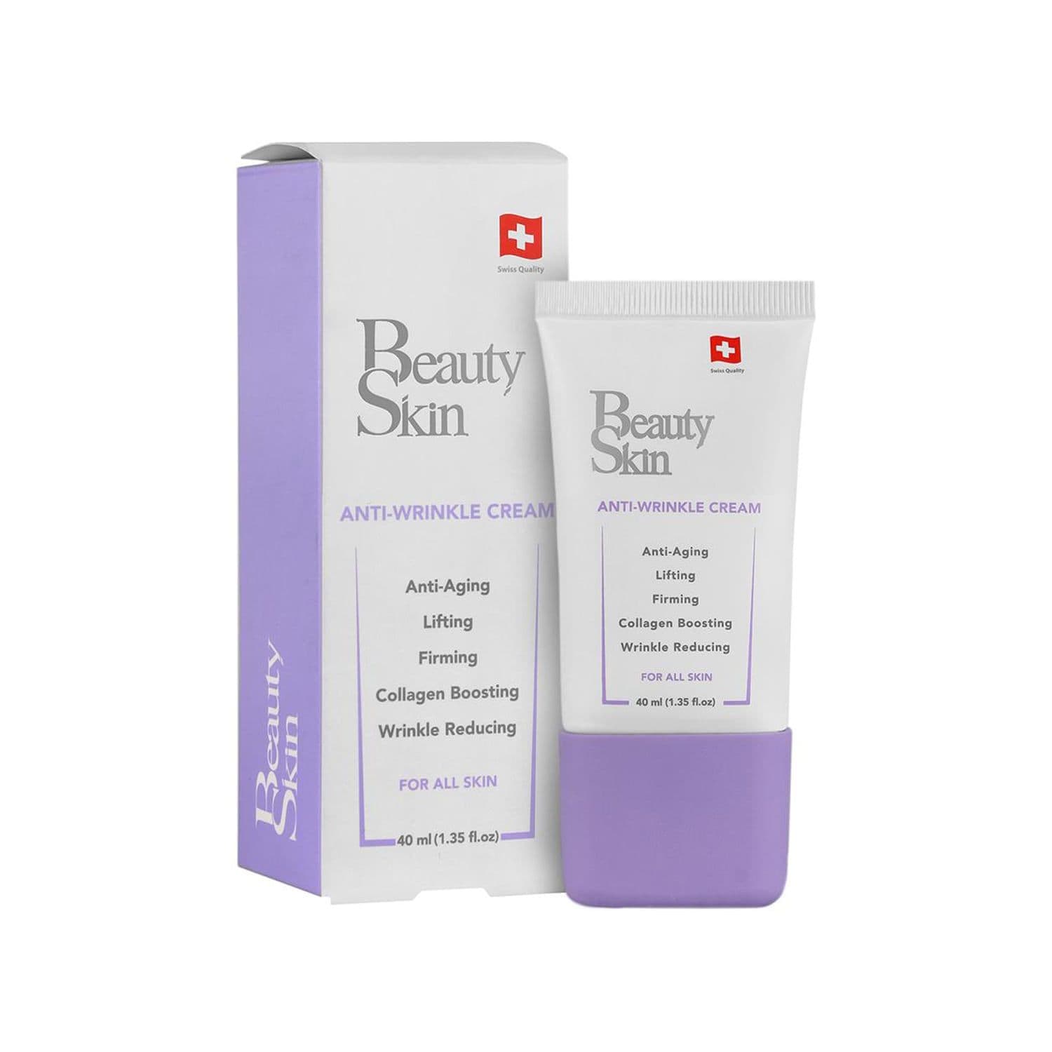 کرم ضد چین و چروک بیوتی اسکین حجم 40 میلی لیتر