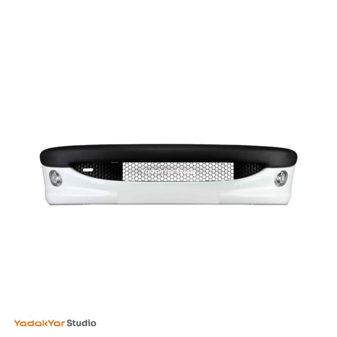 مجموعه سپر جلو سفید پژو 206 مدل مهرخواه