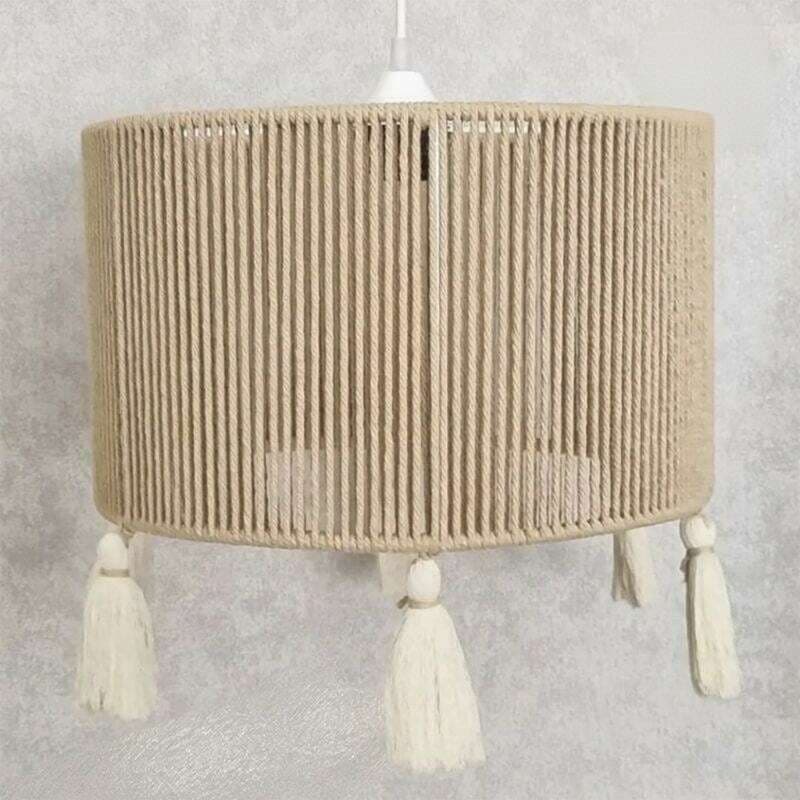 لوستر مکرومه بافی مدل خطی قطر 35