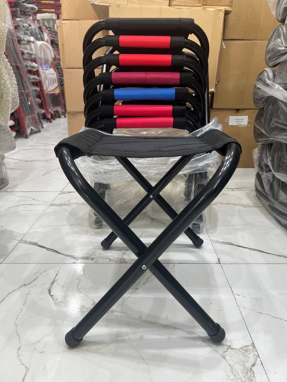 صندلی تاشو . صندلی همراه . صندلی برزنتی صندلی مسافرتی. صندلی پیک نیک