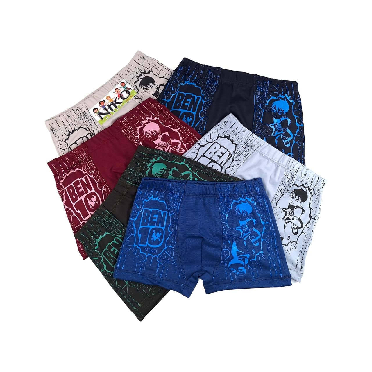 شورت پسرانه نیکو پادار طرح بن تن