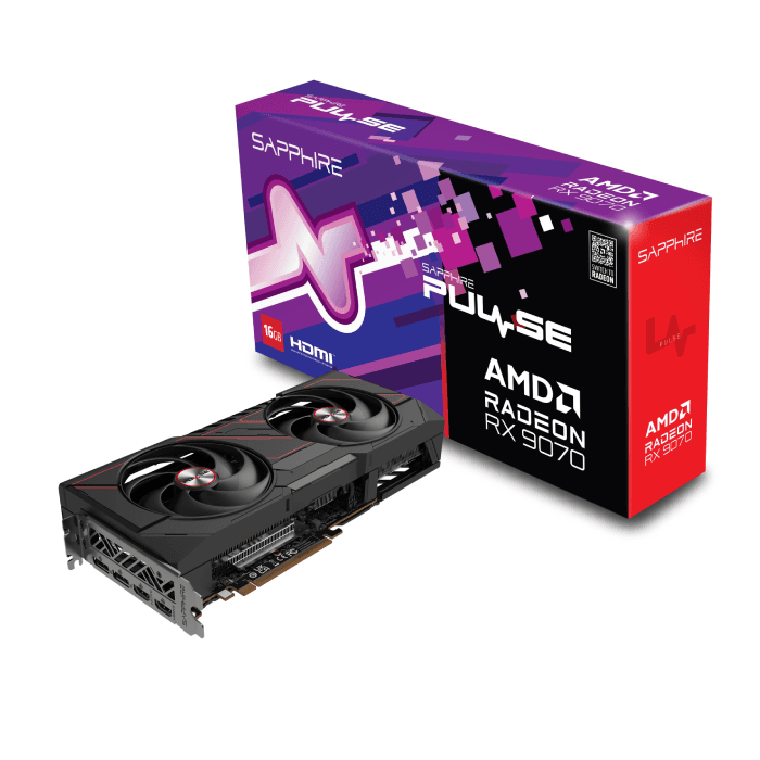 کارت گرافیک سافایر مدل Pulse Radeon RX 9070 16GB