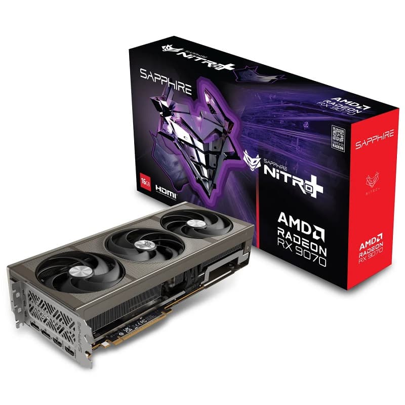 کارت گرافیک سافایر مدل NITRO+ Radeon RX 9070 OC 16GB