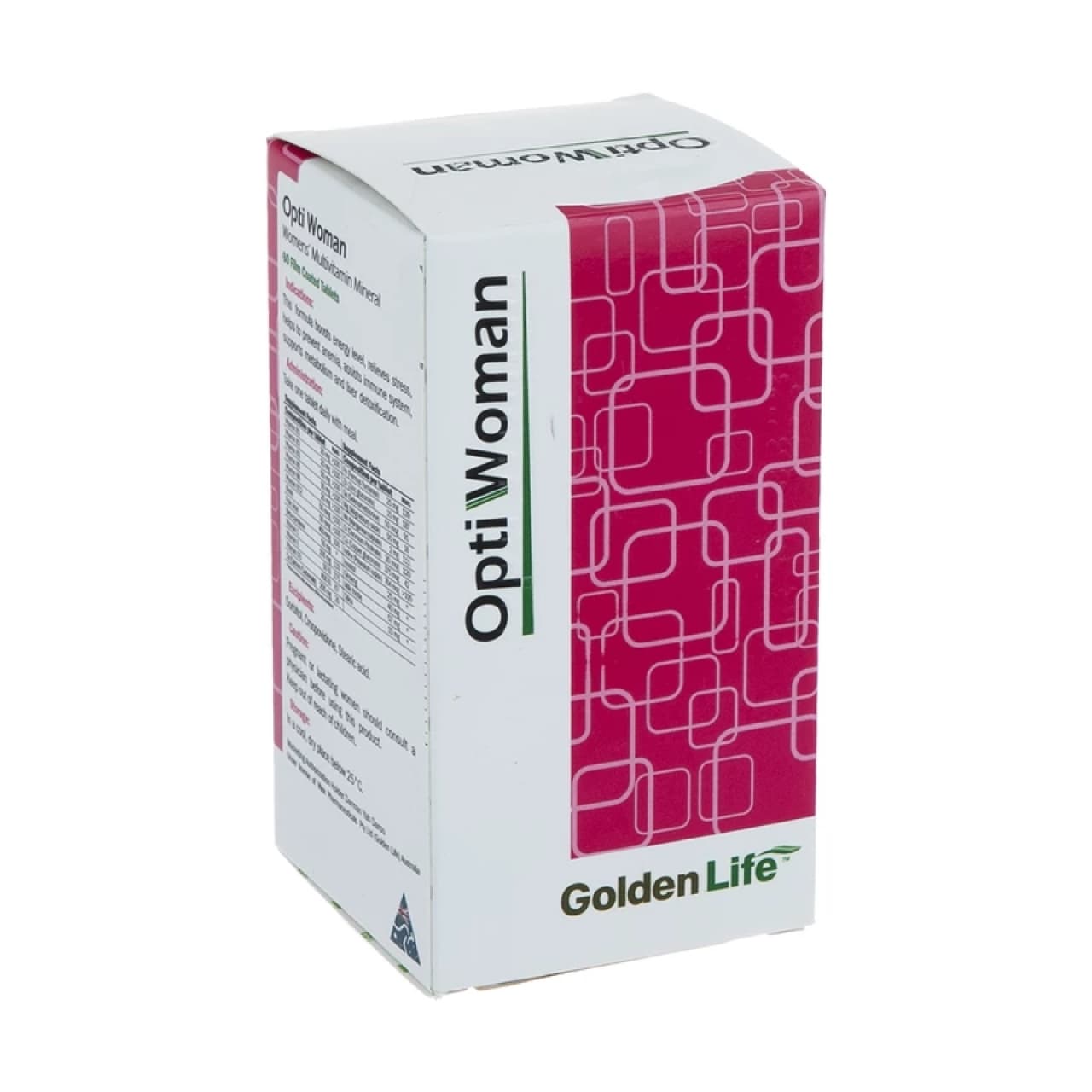 مولتی ویتامین مینرال اپتی ومن گلدن لایف بسته 60 عددی