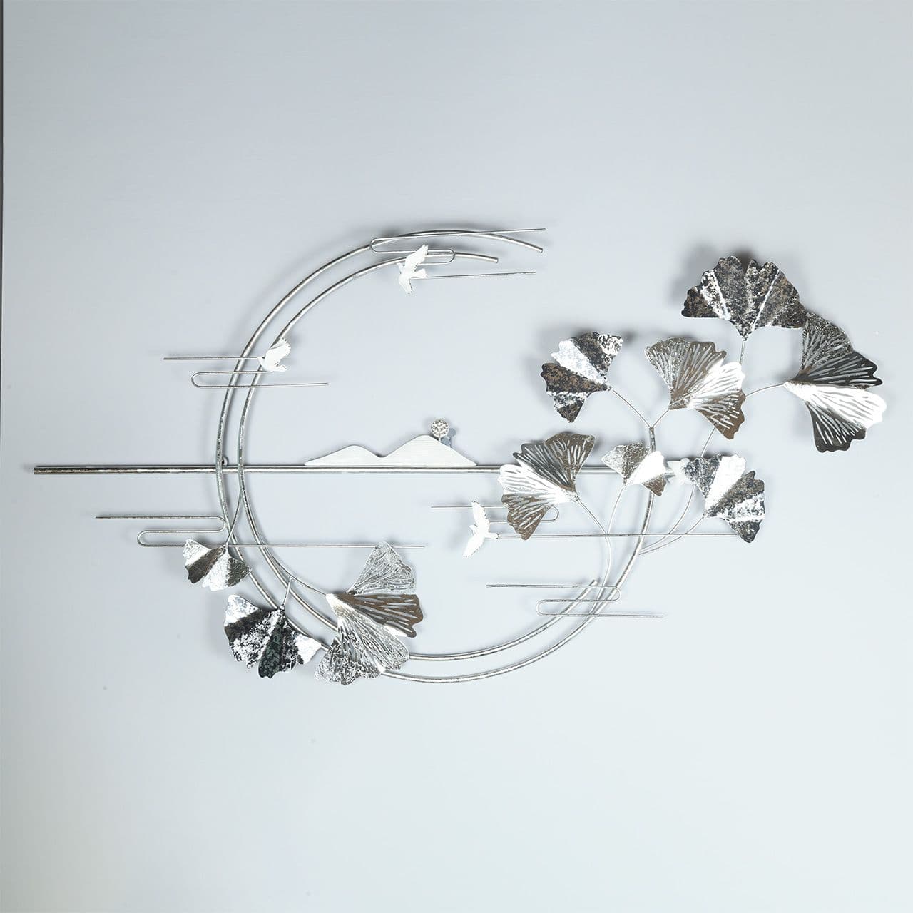 دیوارکوب فلزی چشمه نور کد SA2548 نقره ای