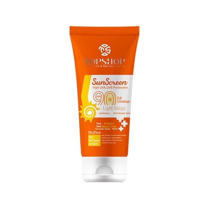 کرم ضد آفتاب رنگی بژ روشن TOPSHOP SPF90