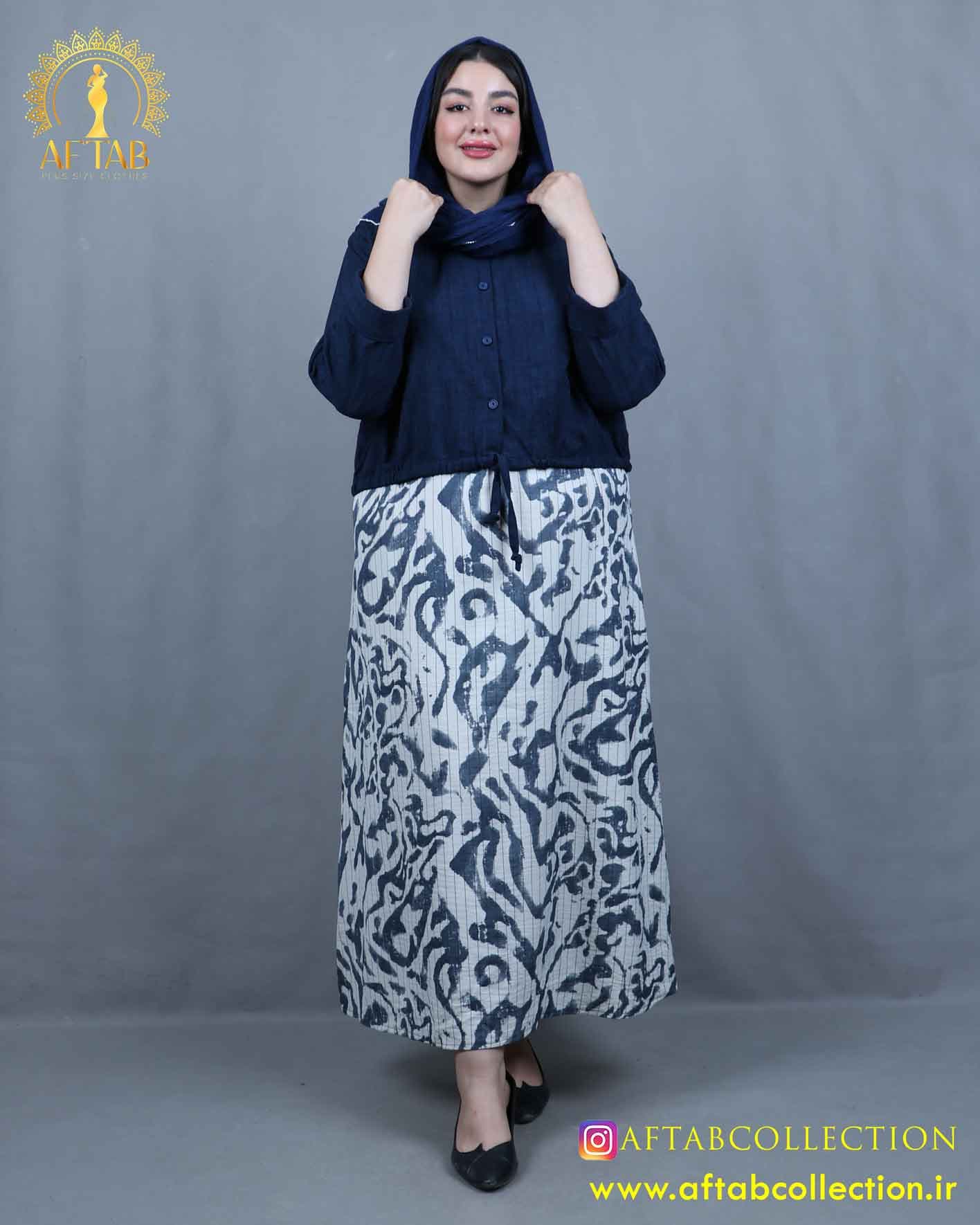 کت سارافون دیپلمات طرحدار سایزبزرگ 5925