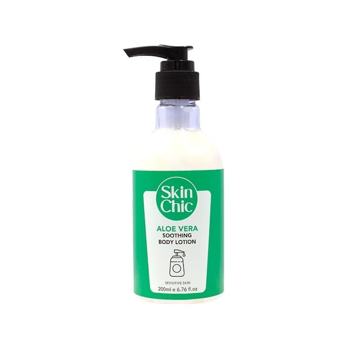 لوسیون بدن تسکین دهنده عصاره آلوئه ورا Skin Chic