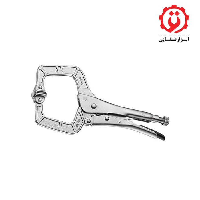 انبر قفلی C شکل 11 اینچ با فک تخت فورس مدل 66011D