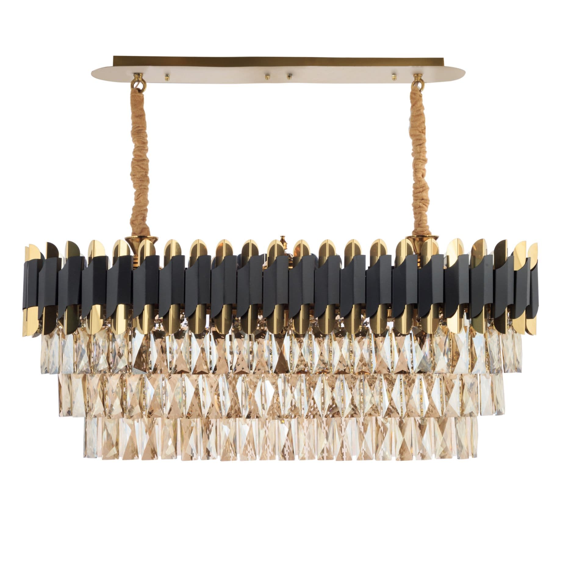 لوستر 15 شعله چشمه نور کد P2634/80×30