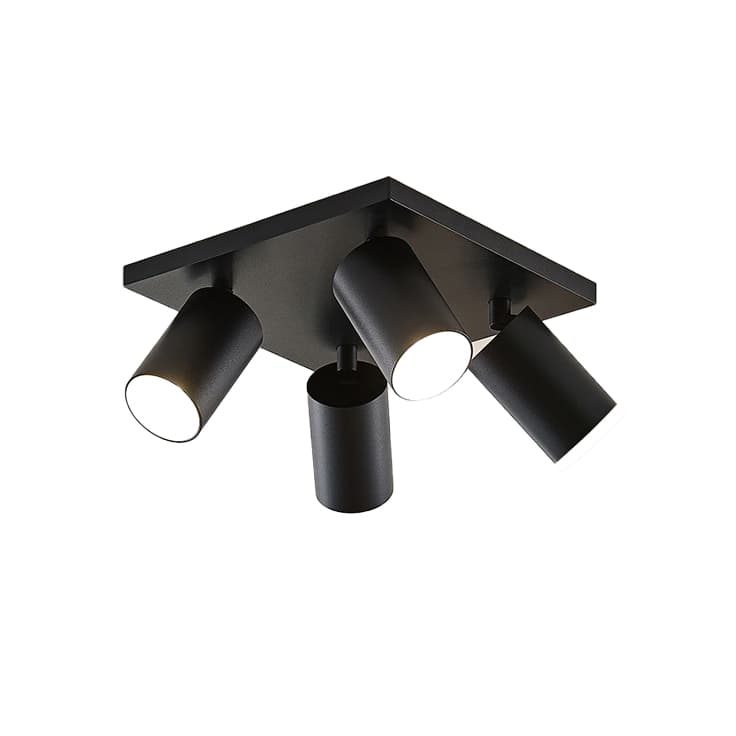 چراغ سقفی مدل مربعی چهار شعله تسلا