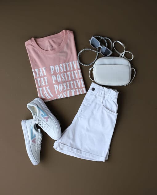 تیشرت گلبهی C.7124 TRZH_POSITIVE