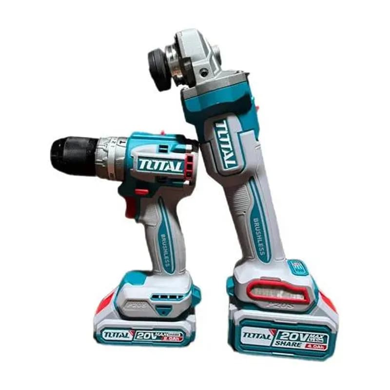 پک دوقلو براشلس ۲۰ ولت توتال