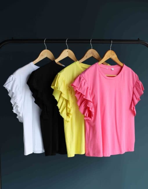 تیشرت آستین چین چینی bershka