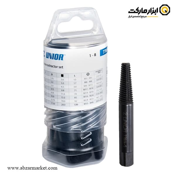 ست قلاویز دستی چپ گرد یونیور 8 عددی مدل 778/4BP