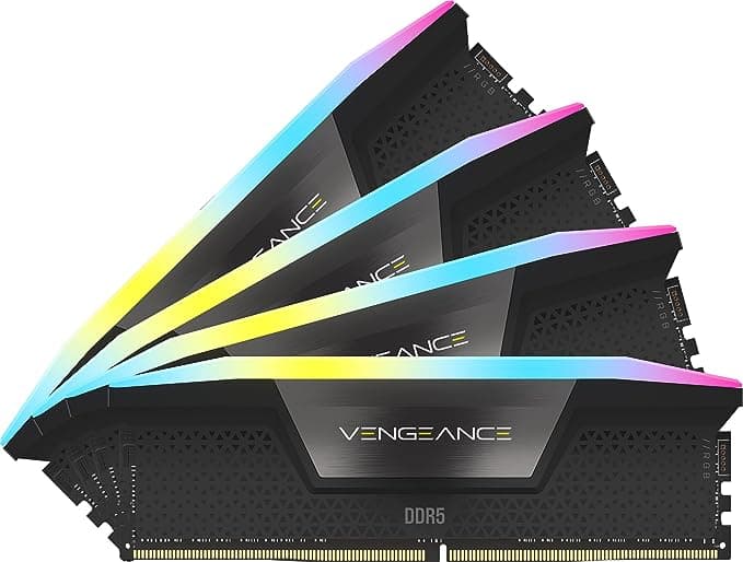 رم دو کاناله کورسیر مدل VENGEANCE RGB حافظه 32 گیگابایت فرکانس 6600 مگاهرتز