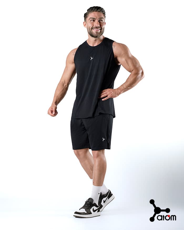 ست رکابی و شلوارک مردانه کد SEM1000 – مدل زینو اتم