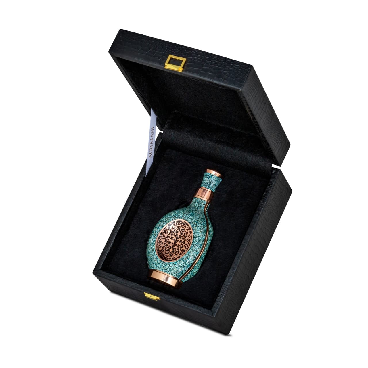 تنگ سه وجهی فیروزه کوبی مدل 25 به همراه باکس چرم