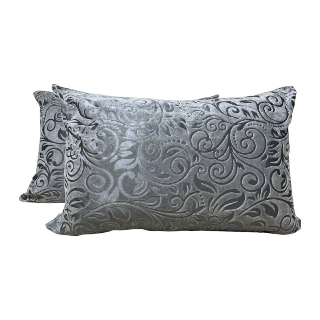 روبالشی مخمل برجسته چه شیک مدل سوما مجموعه 2 عددی