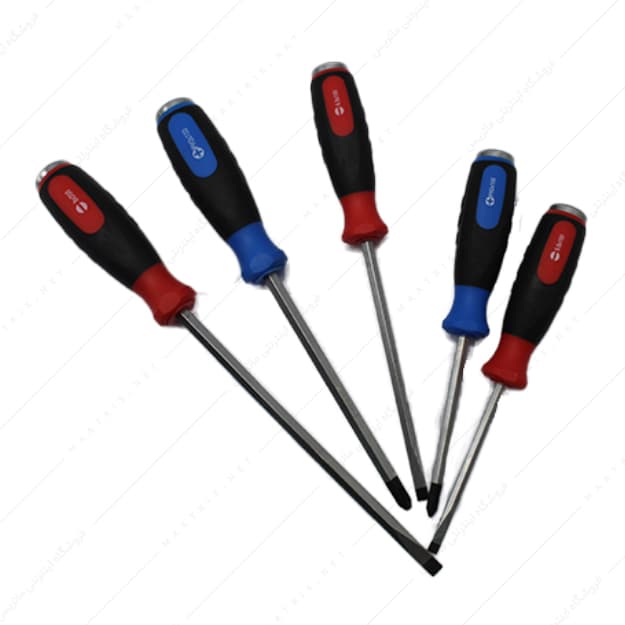 ست پیچ گوشتی دوسو و چهارسو 5 عددی برند AKT